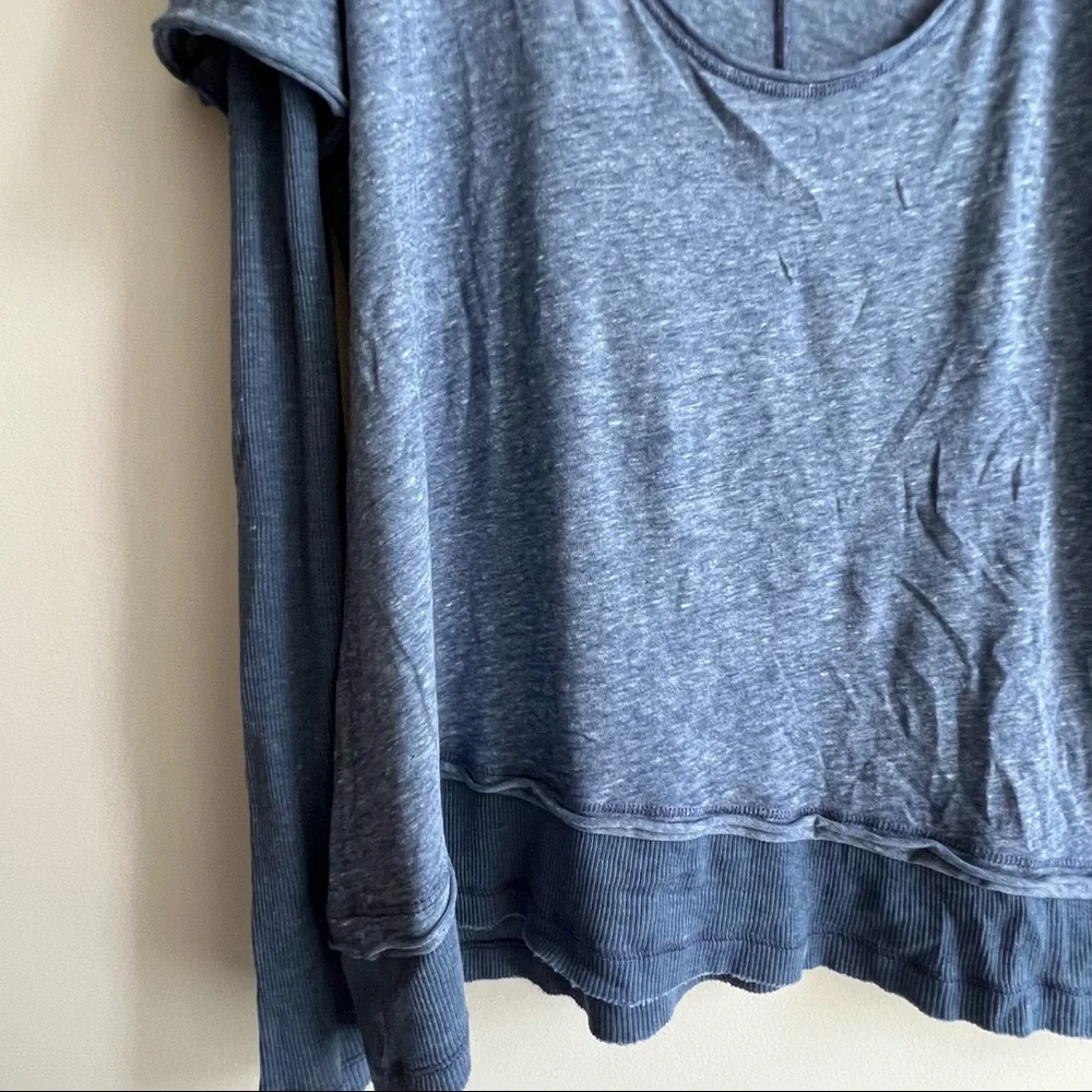 Free people blue long sleeve - Picture 3 of 7